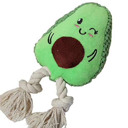 Luojuny Quietschspielzeug für Hunde, waschbar, Stressabbau, reißfest, Cartoon-Ananasform, quietschendes Spielzeug, Haustierbedarf, Avocado Luojuny Quietschspielzeug für Hunde, waschbar, Stressabbau, reißfest, Cartoon-Ananasform, quietschendes Spielzeug, Haustierbedarf, Avocado von Luojuny