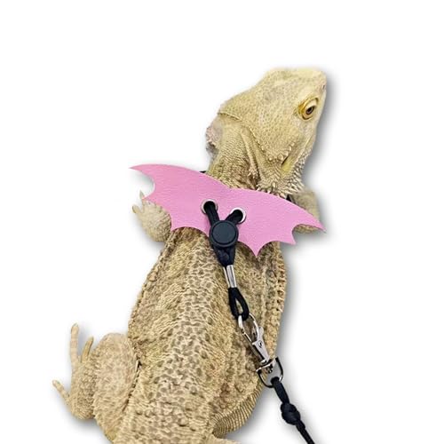 Luojuny Weiche, bequeme Haustier-Leine, modischer Stil, Eidechse, Fluchtschutz, für den Außenbereich, Traktion, Schnallenbefestigung, flexibel, Rosa Luojuny Weiche, bequeme Haustier-Leine, modischer Stil, Eidechse, Fluchtschutz, für den Außenbereich, Traktion, Schnallenbefestigung, flexibel, Rosa von Luojuny
