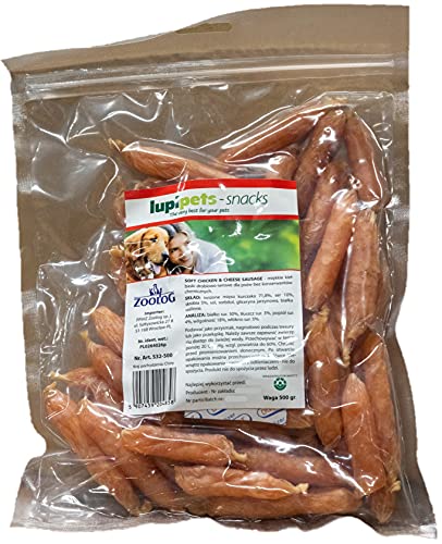 LupiPets | Snacks | 500g Packung - Kabanos mit Huhn und Käse 500g LupiPets | Snacks | 500g Packung - Kabanos mit Huhn und Käse 500g von LupiPets