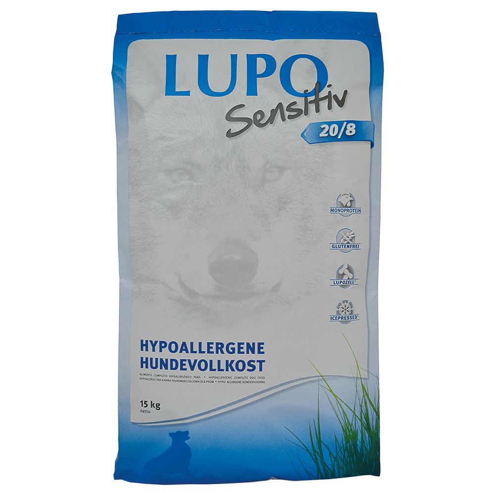 Lupo Sensitiv 20/8 Hundefutter - Sparpaket: 2 x 15 kg von Lupo sensitiv