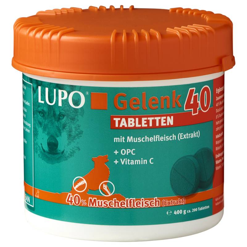 LUPO Gelenk 40 Tabletten - 400 g ( ca. 200 Tabletten) von Luposan