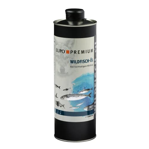 LUPOSAN Lupo Premium Wildfisch-Öl aus nachhaltigem Wildfang (1000 ml) von Luposan