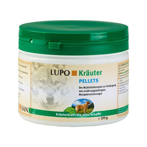 Luposan Kräuter Pellets für Hunde (375 g) von Luposan