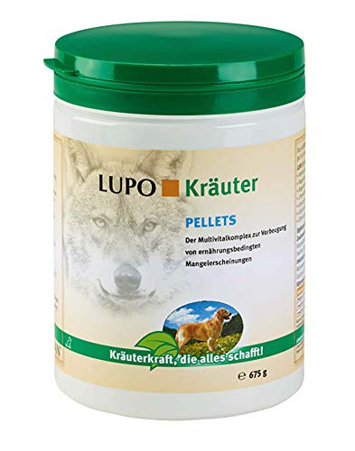 Luposan Kräutergranulat für Hunde (675 g) von Luposan