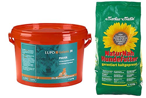 Luposan Lupo Gelenk 20 Pulver 2400g + 1,5kg NaturNah Hundefutter gratis!!! von Luposan