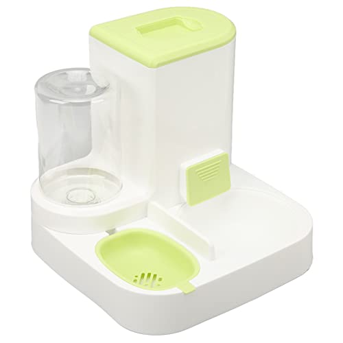 2,2 Liter Automatischer Futterautomat, 2-in-1-Futter- und Trinker-Set, Schwerkraft-Fütterungszubehör für Kleine Hunde, Welpen, Kätzchen, Kaninchen, Hasen, kein Festsitzendes von Luqeeg