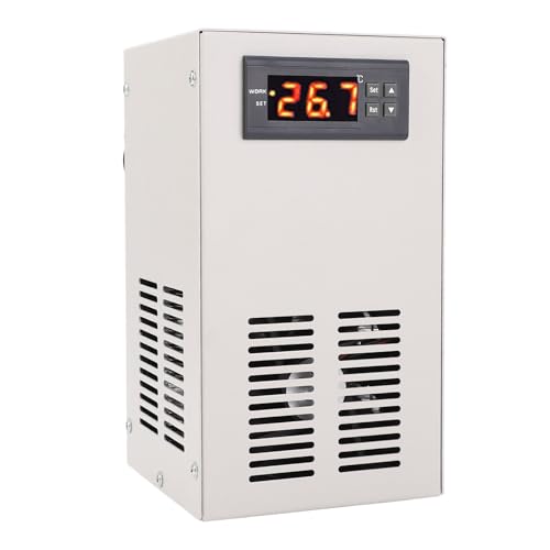 Luqeeg 20L Aquarium Kühler, -55 bis 120℃ Smart WiFi Aquarium Kühlung Kühler Digital Display Wasserkühlung Maschine Elektronischer Kühler für Hydroponik, Kaltwasserbäder, Fischbecken Luqeeg 20L Aquarium Kühler, -55 bis 120℃ Smart WiFi Aquarium Kühlung Kühler Digital Display Wasserkühlung Maschine Elektronischer Kühler für Hydroponik, Kaltwasserbäder, Fischbecken von Luqeeg