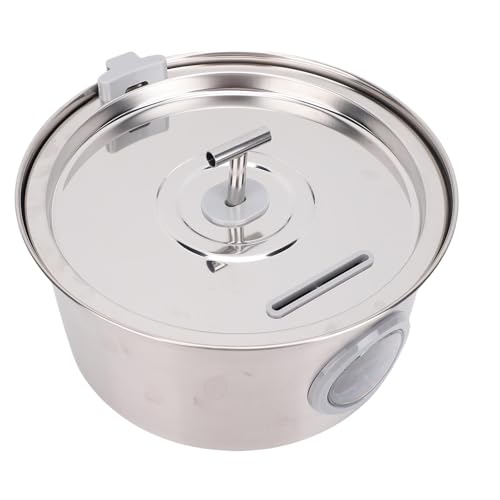 Luqeeg Edelstahl-Trinkbrunnen für Haustiere, 3,2 L/108 Oz Leise Trinkbrunnen mit Automatischem Zirkulationssystem, Langlebig und Leicht Zu Reinigen, für Katzen, Hunde Luqeeg Edelstahl-Trinkbrunnen für Haustiere, 3,2 L/108 Oz Leise Trinkbrunnen mit Automatischem Zirkulationssystem, Langlebig und Leicht Zu Reinigen, für Katzen, Hunde von Luqeeg