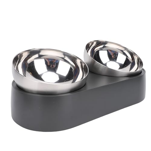 Luqeeg Erhöhte Haustierschale, Erhöhte Hund/Katzenschale, Edelstahl -Anti -Slip Futter und Wasserschale mit Abnehmbarer Basis für Kleine und Mittelgroße Hunde und Katzen Luqeeg Erhöhte Haustierschale, Erhöhte Hund/Katzenschale, Edelstahl -Anti -Slip Futter und Wasserschale mit Abnehmbarer Basis für Kleine und Mittelgroße Hunde und Katzen von Luqeeg