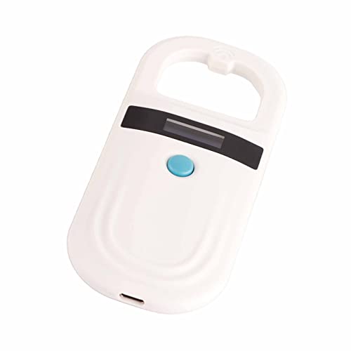 Luqeeg RFID Reader, 125Khz 134.2Khz EMID FDX B 5V Square Card Reader with OLED Display Screen RFID Copier Reader Writer Für Tiermanagement Ressourcenmanagement Eisenbahnerkennung von Luqeeg