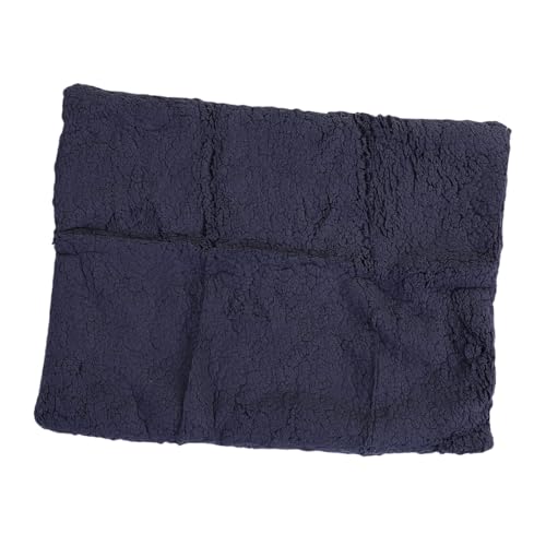 Luqeeg Warmes Haustierpad, Plüschhund Schlaf Bettmatte mit Anti Schlupf, Weich, Komfort und Wärme, Multi funktionaler Gebrauchstierpad für Hunde und Katzen Unterschiedlicher Größen (dunkelgrau) von Luqeeg