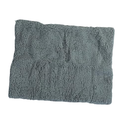 Luqeeg Warmes Haustierpad, Plüschhund Schlaf Bettmatte mit Anti Schlupf, Weich, Komfort und Wärme, Multi funktionaler Gebrauchstierpad für Hunde und Katzen Unterschiedlicher Größen (hellgrau) von Luqeeg