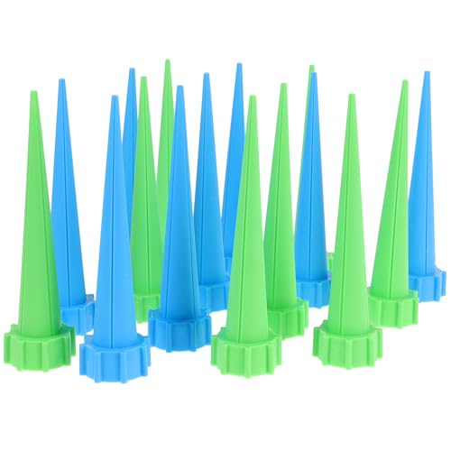 Lurrose 16 Stück Plastik Selbstbewässerungsgerät, Automatische Bewässerungsanlage, Pflanzenbewässerungsgeräte für Zuhause, Balkon, Garten, 16er-Set, Blau und Grün Lurrose 16 Stück Plastik Selbstbewässerungsgerät, Automatische Bewässerungsanlage, Pflanzenbewässerungsgeräte für Zuhause, Balkon, Garten, 16er-Set, Blau und Grün von Lurrose