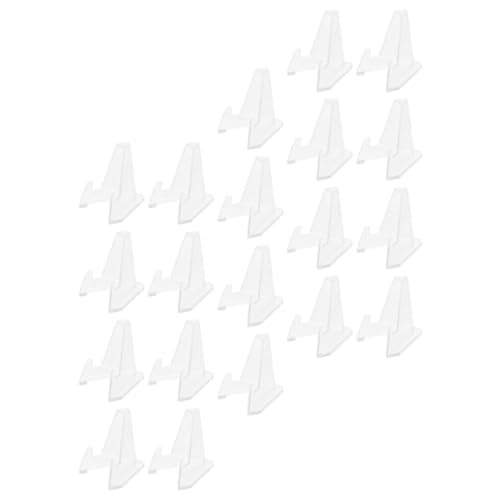 Lurrose 26 Stück Acryl-Staffeleienständer Durchsichtiger Kartenständer Münzständer Staffeleien Für Die Ausstellung Von Challenge-Medaillen -Chips Foto-Display von Lurrose