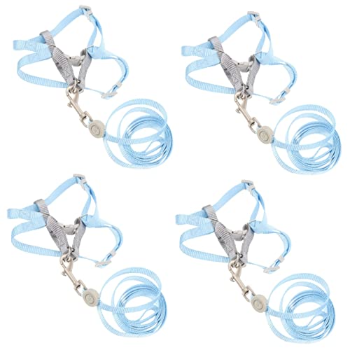 Lurrose Welpe 4 Sätze Verstellbares Katzengeschirr es Katzengeschirr Geschirr Für e Hunde Keine Halftergeschirre Laufseil Für Katzen Welpenführer Kätzchen Katzenrucksack Polyester Lurrose Welpe 4 Sätze Verstellbares Katzengeschirr es Katzengeschirr Geschirr Für e Hunde Keine Halftergeschirre Laufseil Für Katzen Welpenführer Kätzchen Katzenrucksack Polyester von Lurrose