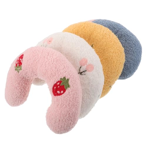 Lurrose 4 Stück Katzenkissen für Haustiere im Innenbereich, Katzen und Hunde, beruhigendes weiches, Flauschiges Bett, Nackenkissen für Hunde, Spielzeug, halber Donut, lustiges Spielzeug, Übung, Lurrose 4 Stück Katzenkissen für Haustiere im Innenbereich, Katzen und Hunde, beruhigendes weiches, Flauschiges Bett, Nackenkissen für Hunde, Spielzeug, halber Donut, lustiges Spielzeug, Übung, von Lurrose