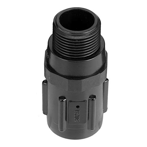 Lurrose Bewässerungsdruckregler 3/4 Zoll, 30 PSI, Druckminderer für Tropfbewässerungssystem, Ersatz-Wasserdruckregler, Schwarz Lurrose Bewässerungsdruckregler 3/4 Zoll, 30 PSI, Druckminderer für Tropfbewässerungssystem, Ersatz-Wasserdruckregler, Schwarz von Lurrose