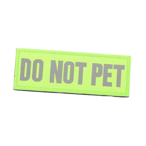 Lurrose Reflektierender Servicehund-Patch Nicht Anfassen - Aufnäher Abnehmbar Für Hunde Geschirre Jacken Strapazierfähig Sicher Befestigt Lurrose Reflektierender Servicehund-Patch Nicht Anfassen - Aufnäher Abnehmbar Für Hunde Geschirre Jacken Strapazierfähig Sicher Befestigt von Lurrose