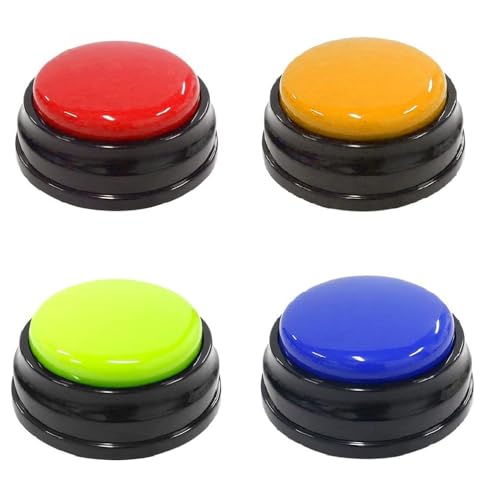 Lusacy Buzzer mit Aufnahmefunktion für Hunde - Answer Buzzer mit Sound für Interaktion Lusacy Buzzer mit Aufnahmefunktion für Hunde - Answer Buzzer mit Sound für Interaktion von Lusacy