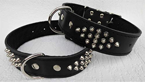 Leder Halsband - Hundehalsband, Nieten SCHWARZ, Halsumfang 33-48cm, NEU Leder Halsband - Hundehalsband, Nieten SCHWARZ, Halsumfang 33-48cm, NEU von Lusy011