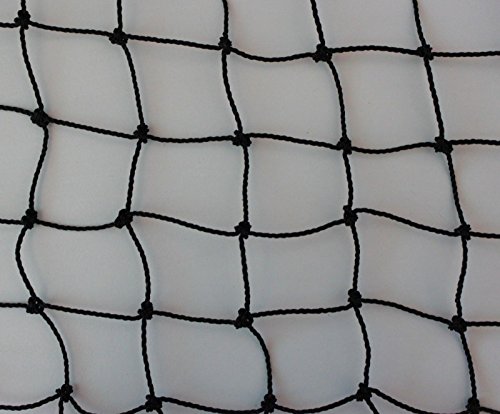 Lutateo Katzenschutznetz, 3 m Breite, 3 cm Masche, Schwarz, PE (Polyethylen), Balkonnetz, Katzennetz, Netz, für Katzenbesitzer, unisex von Lutateo