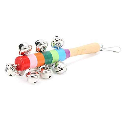 LuukUP Vogelspielzeuge Glocken-Multiple Bells Schaukelspielzeug-Papageienspielzeug Praktisches Safe-Spielzeug Käfig-Zubehör für Haustiervögel von LuukUP