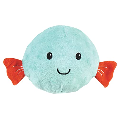 Luvable Friends Quietschendes Hundespielzeug aus Plüsch mit Seil, Pufferfisch, Einheitsgröße Luvable Friends Quietschendes Hundespielzeug aus Plüsch mit Seil, Pufferfisch, Einheitsgröße von Luvable Friends