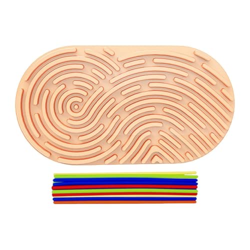 Luwecf Aktivitätsbrett für Kinder, Motorikspielzeug Zur Kreativen Entwicklung, Rosa Luwecf Aktivitätsbrett für Kinder, Motorikspielzeug Zur Kreativen Entwicklung, Rosa von Luwecf