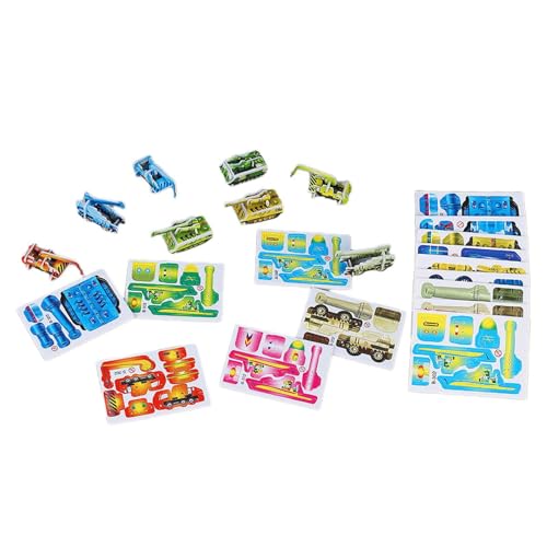 Luwecf Bunte 3D Puzzles für Junge, Spielzeug für Kinder Im Vorschulalter, Panzer von Luwecf