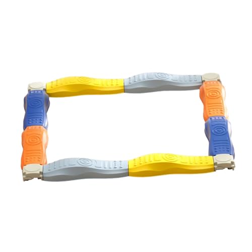 Luwecf Bunte Balancierstange Und Spielsteine für Kinder, Förderung Der Motorik Und Koordination, c Luwecf Bunte Balancierstange Und Spielsteine für Kinder, Förderung Der Motorik Und Koordination, c von Luwecf