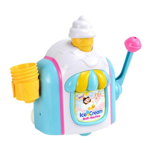 Luwecf Eiscreme Seifenblasenmaschine, Baby Badespielzeug für Konzentration, Feinmotorik Luwecf Eiscreme Seifenblasenmaschine, Baby Badespielzeug für Konzentration, Feinmotorik von Luwecf