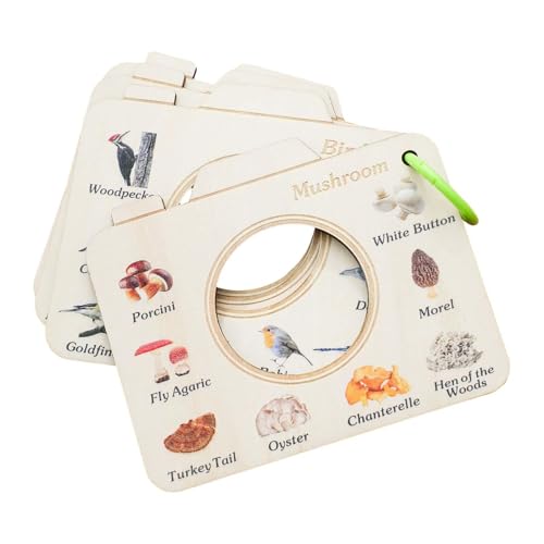Luwecf Lernspielzeug Aus Holz, Kognitives Brett für Outdoor Aktivitäten mit Vogelblumen Luwecf Lernspielzeug Aus Holz, Kognitives Brett für Outdoor Aktivitäten mit Vogelblumen von Luwecf
