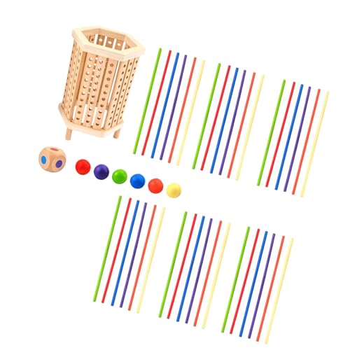 Luwecf Montessori Spielzeug für Kinder, Schachbrett Interaktion mit Zugstab, Sechseck Luwecf Montessori Spielzeug für Kinder, Schachbrett Interaktion mit Zugstab, Sechseck von Luwecf