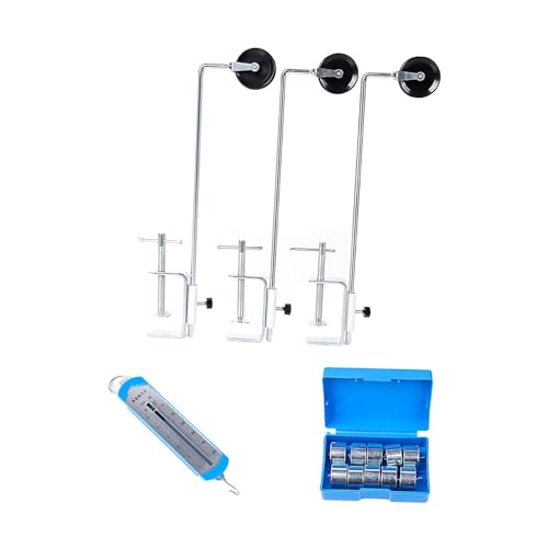 Luwecf Riemenscheiben-Set mit Stützstange für Physikprojekte im Unterricht, Type B Silver Luwecf Riemenscheiben-Set mit Stützstange für Physikprojekte im Unterricht, Type B Silver von Luwecf