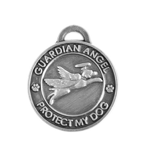 Luxepets Hundehalsband Anhänger Schutzengel Hund Antik Silber Luxepets Hundehalsband Anhänger Schutzengel Hund Antik Silber von Luxepets