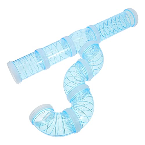Luxshiny 1 Satz Hamster Tunnel Verbindungselemente DIY Röhrensystem für Kleintiere Erweiterung für Hamsterkäfig Teiliges Set mit Blauen Platten und Rohren und Langlebig von Luxshiny