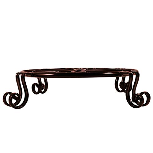 Luxshiny 1 Stück Eisen Pflanzenständer für Blumentöpfe Stabiler Blumentopfhalter für Garten und Balkon Robuste Konstruktion mit Vier Stützpunkten für und Außenbereich von Luxshiny