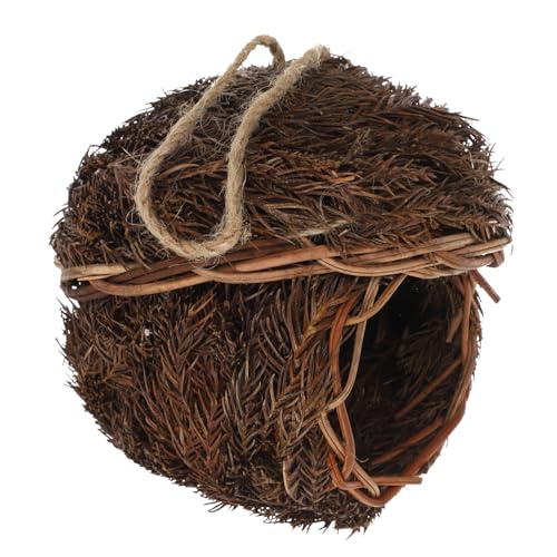 Luxshiny 1 Stück Hängendes Vogelhaus aus Natürlichem Material Woven Bird Pendant für Gartenvögel Kreatives und Dekoratives Nistplatz Accessoire Zufälligen Farben für Zufällige Farbe Luxshiny 1 Stück Hängendes Vogelhaus aus Natürlichem Material Woven Bird Pendant für Gartenvögel Kreatives und Dekoratives Nistplatz Accessoire Zufälligen Farben für Zufällige Farbe von Luxshiny