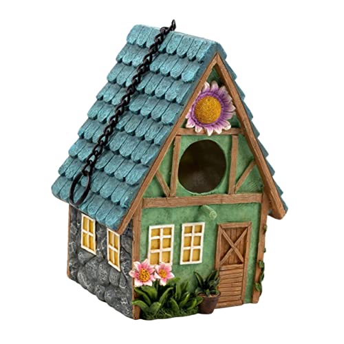 Luxshiny 1 Stück Handgemachtes Vogelhaus Resin Dekoratives Vogel Nest für Garten und Wetterfest Einfach Aufhängen Vogelschutzunterkunft für Drinnen und Draußen Luxshiny 1 Stück Handgemachtes Vogelhaus Resin Dekoratives Vogel Nest für Garten und Wetterfest Einfach Aufhängen Vogelschutzunterkunft für Drinnen und Draußen von Luxshiny