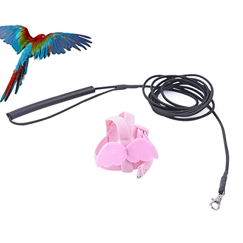 Luxshiny 1 Stück Papageien Fluggeschirr mit Elastischem Seil und Verstellbaren Flügeln Geeignet für Nymphensittiche und Andere Vögel für Outdoor Aktivitäten Luxshiny 1 Stück Papageien Fluggeschirr mit Elastischem Seil und Verstellbaren Flügeln Geeignet für Nymphensittiche und Andere Vögel für Outdoor Aktivitäten von Luxshiny