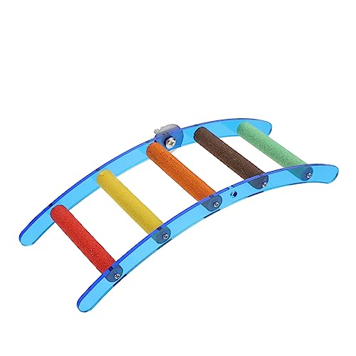 Luxshiny 1 Stück Papageienleiter Bunte Vogelspielzeug Treppe für Papageien Kletterleiter für Vögel für Vogelkäfig und von Luxshiny