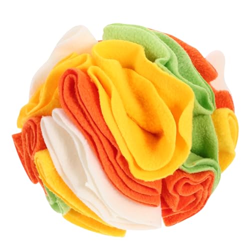 Luxshiny 1 Stück Snuffle Ball für Hunde Interaktives Futterspielzeug aus Polar Fleece Fördert das Schnüffeln und Geeignet für Welpen und Hunde Stressabbauend und Langlebig von Luxshiny