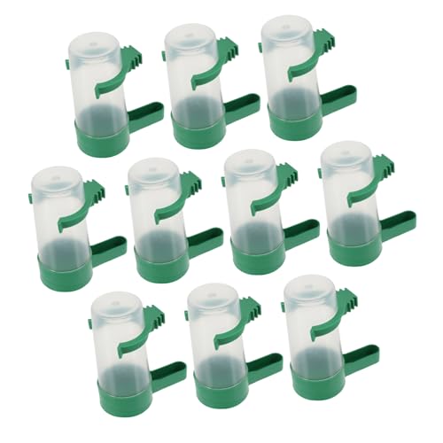 Luxshiny 10 Stück Automatischer Vogeltränke Teiliges Wasserspender für Papageien Tauben und Vögel Transparente Wasserbehälter mit Großem Fassungsvermögen Praktisch und Platzsparend für Luxshiny 10 Stück Automatischer Vogeltränke Teiliges Wasserspender für Papageien Tauben und Vögel Transparente Wasserbehälter mit Großem Fassungsvermögen Praktisch und Platzsparend für von Luxshiny