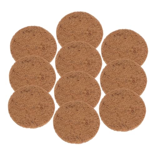 Luxshiny 10 Stück Kokosfaser Nestmatten für Vögel Weiche und Atmungsaktive Nistunterlage für Tauben und Papageien als Blumentopfmatte Luxshiny 10 Stück Kokosfaser Nestmatten für Vögel Weiche und Atmungsaktive Nistunterlage für Tauben und Papageien als Blumentopfmatte von Luxshiny