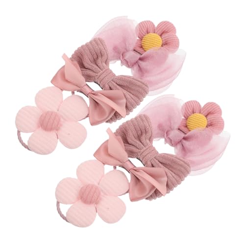 Luxshiny 10 Stück Niedliche Hundehaaraccessoires Blumenhaarschleifen mit Elastischen Bändern für Kleine Hunde und Welpen Haarschmuck für Haustierbesitzer von Luxshiny