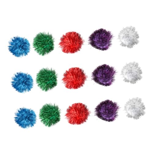 Luxshiny 15 Stück Teiliges Interaktives Katzenspielzeug mit Glitzerbällen Große Teaser für Kitten Fördert Bewegung und Spaß Zufällige Farben für Katzen Zufällige Farbe Zufällige Farbe Luxshiny 15 Stück Teiliges Interaktives Katzenspielzeug mit Glitzerbällen Große Teaser für Kitten Fördert Bewegung und Spaß Zufällige Farben für Katzen Zufällige Farbe Zufällige Farbe von Luxshiny