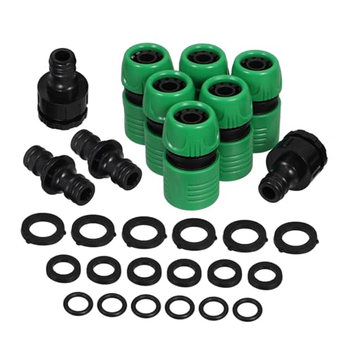 Luxshiny 1Satz Gartenschlauchadapter Schnellverbinder Langlebig und Vielseitig für Gartenbewässerung Dichtungen und Stopfen Luxshiny 1Satz Gartenschlauchadapter Schnellverbinder Langlebig und Vielseitig für Gartenbewässerung Dichtungen und Stopfen von Luxshiny
