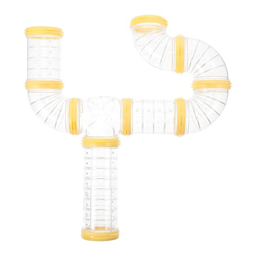Luxshiny 1Satz Hamstertunnel Teiliges DIY Labyrinth für Hamsterkäfige Externes Rohr mit Verstärktem Tunnelmund für Hamster und Igel Langlebiges Material von Luxshiny
