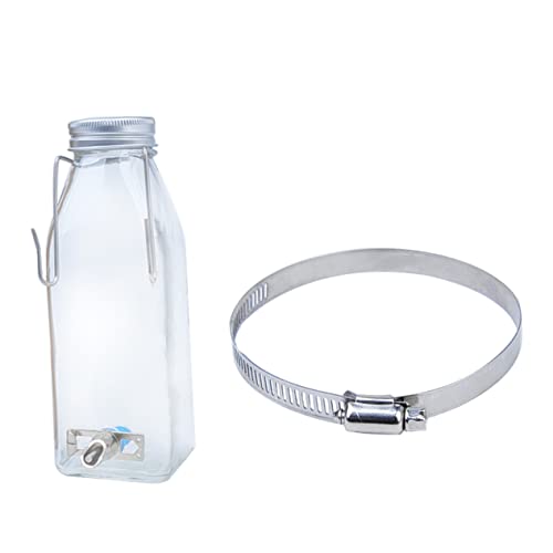 Luxshiny 1Satz Kleiner Haustier Wassertränke für Kaninchen und Hamster Hängende Flasche mit Halterung Auslaufsicher und Geräuscharm für Gesunde Hydratation Luxshiny 1Satz Kleiner Haustier Wassertränke für Kaninchen und Hamster Hängende Flasche mit Halterung Auslaufsicher und Geräuscharm für Gesunde Hydratation von Luxshiny
