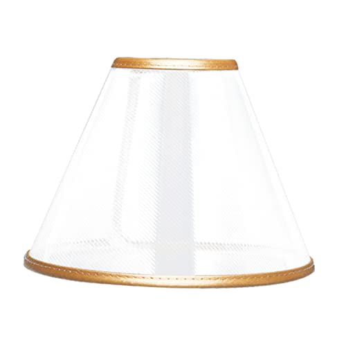 Luxshiny 1Stück Transparentes Biss Haustier Wiederherstellungshalsband für Hunde und Katzen Verstellbar Atmungsaktiv für Erholungsphase Halsumfang und Breit von Luxshiny